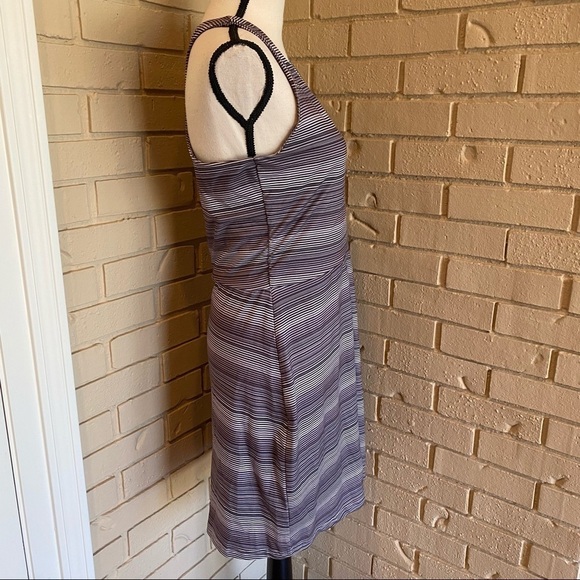 Tehama Outdoor Womens Size M Medium Stretch Active Sleeveless Striped Tank Dress - Picture 3 of 8